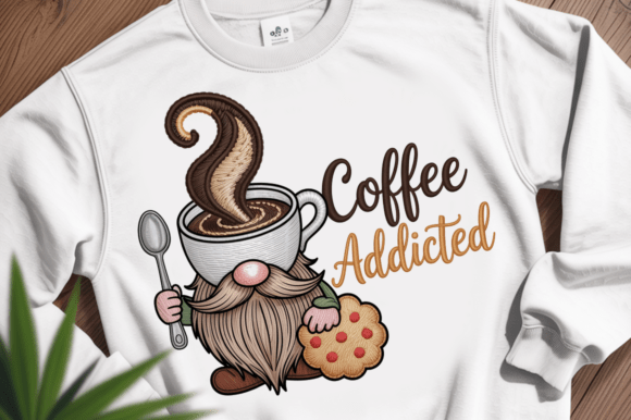 Coffee Addicted Gnome Embroidery Design Review