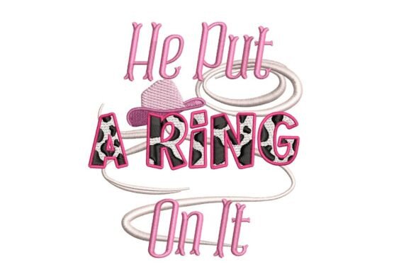 Cowgirl Bachelorette Embroidery