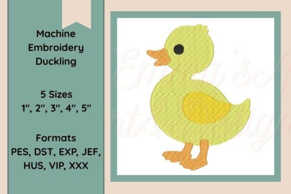 Duckling Machine Embroidery Design: Cute, Clean, and Ready for Real Projects