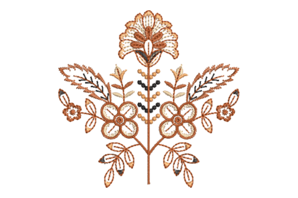 Flowing Floral Ornament Embroidery Review