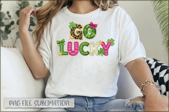 Go Lucky Applique Embroidery PNG