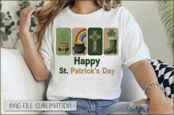 Happy St. Patrick's Day Embroidery PNG Review