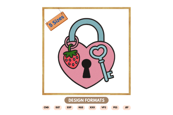 Heart Lock with Key Embroidery Design: A Designer’s Honest Review