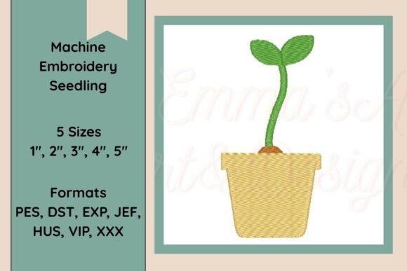 Seed Machine Embroidery Design: A Fresh Touch for Spring Projects